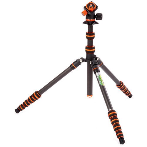 3 Legged Thing Punks Brian 2.0 Karbon Fiber Tripod Kit ve AirHed Neo 2 Kafa - Siyah