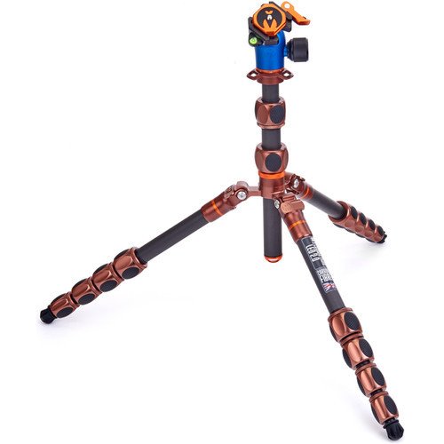 3 Legged Thing Leo 2.0 Carbon Fiber Tripod Sistemi ( Tripod ve AirHed Pro Lever Kafa) -Bronz