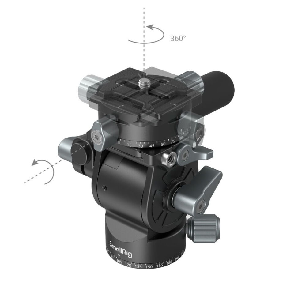 SmallRig Hafif Sıvı Başlıklı Video Kafası 3457B