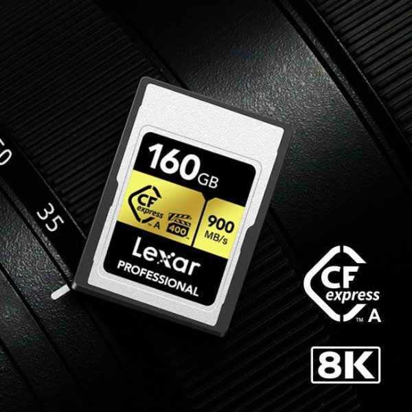 Lexar 160GB Professional CFexpress Type A GOLD Serisi Hafıza Kartı