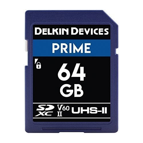 Delkin Devices 64GB Prime UHS-II SDXC (V60) Hafıza Kartı