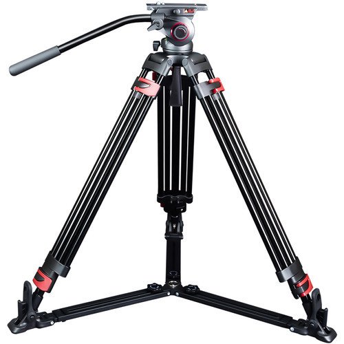 Miliboo MTT609A Hidrolik Kafalı Profesyonel Alüminyum Video Tripod