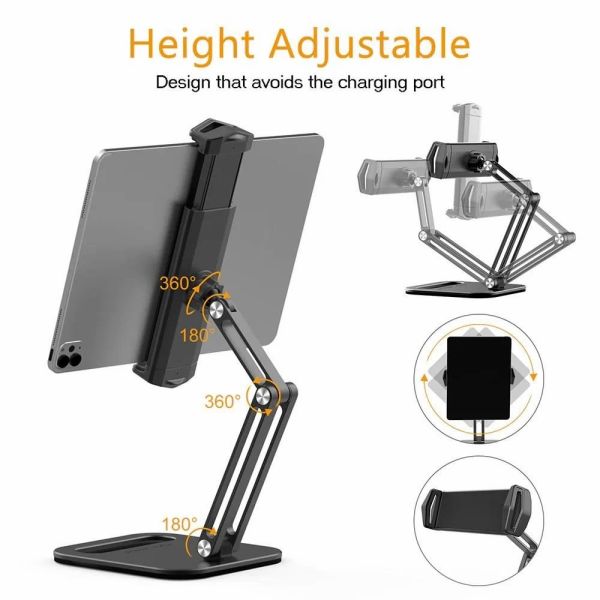 VIJIM P001 360° Döner Telefon Tablet IPad Stand Tutucu