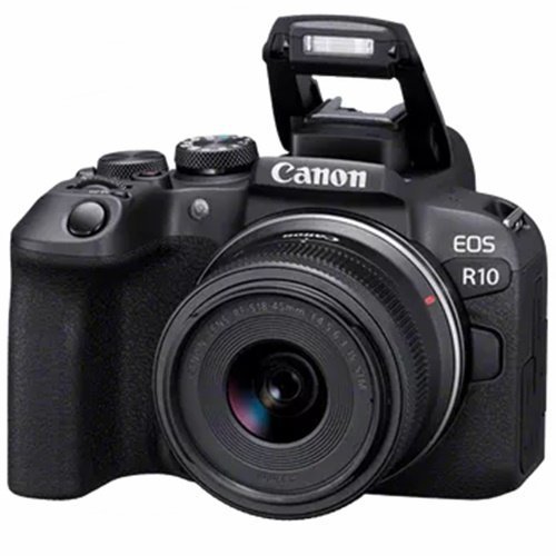 Canon EOS R10 18-45mm IS STM Lens + Canon EF-EOS R Mount Adaptör