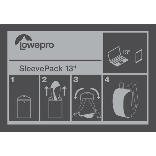 Lowepro SleevePack 13 Laptop Kılıfı (Kırmızı/Gri)
