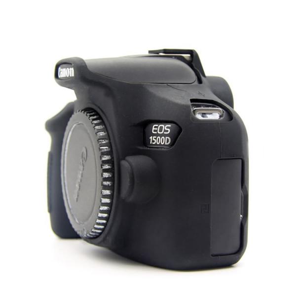 Sanger Silikon Kılıf Canon 1300D 1500D Uyumlu Siyah