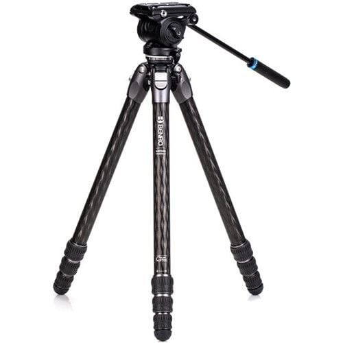 Benro TTOR34CLVS4PRO Tortoise Kaplumbağa Karbon Video Tripod Kit Seri 3