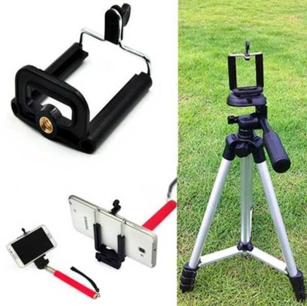 Yunteng VCT50 Pratik Tripod Bağlantılı Telefon Tutucu