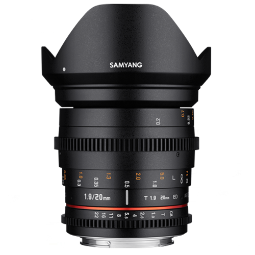 Samyang 20mm T1.9 ED AS UMC Cine Lens (MFT)