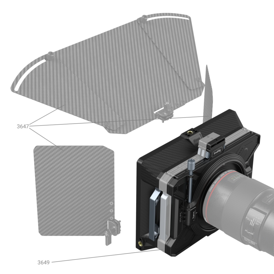 SmallRig Çok İşlevli Modüler Mat Kutu (Φ95mm)  3556