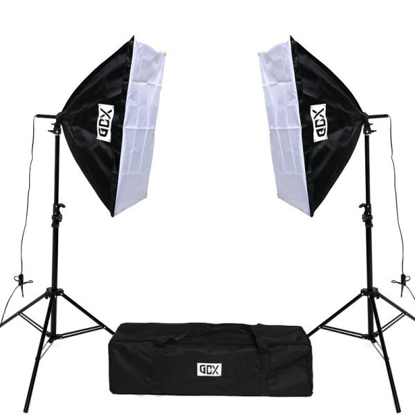 Gdx TLB-4 Pro Light 50x70 cm Video ve Fotoğraf Çekim 2'li  SoftBox Seti - 4 Duylu Softbox