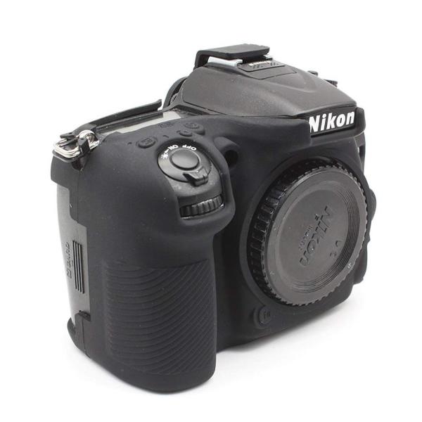 Sanger Silikon Kılıf Nikon D7100 D7200 İçin Siyah