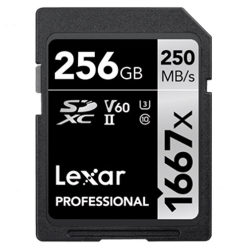 Lexar 256GB Professional 1667x UHS-II SDXC Hafıza Kartı