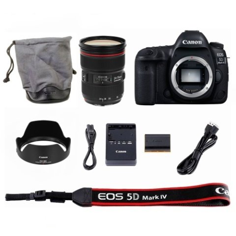 Canon EOS 5D Mark IV + 24-70mm f/2.8L II USM Lens Kit