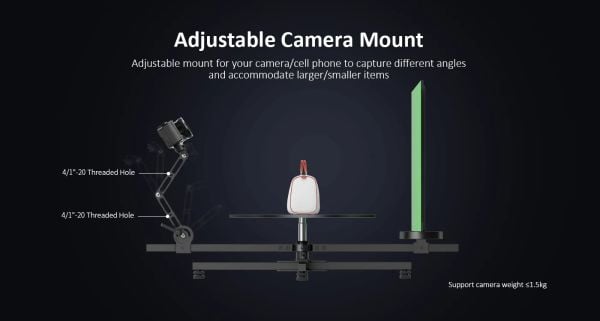 Ulanzi 360 Derece Döner Stand Kamera-Telefon Çekim Platformu