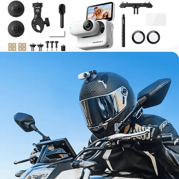 Insta360 GO 3 Motorsiklet Kiti Full 128GB