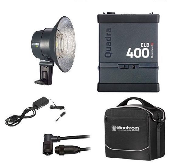 Elinchrom ELB 400 HS Akülü Flaş Seti