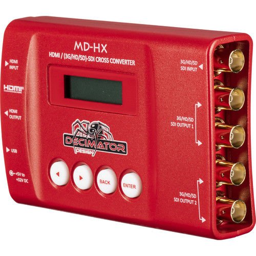 Decimator MD-HX: HDMI/SDI Cross Converter w/ Scaling & Frame Rate Conversion