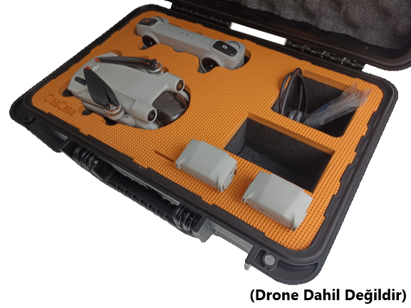 ClasCase C014 Dji Mavic Mini 3 / Mini 3 Pro Hardcase Su Geçirmez Drone Taşıma Çantası