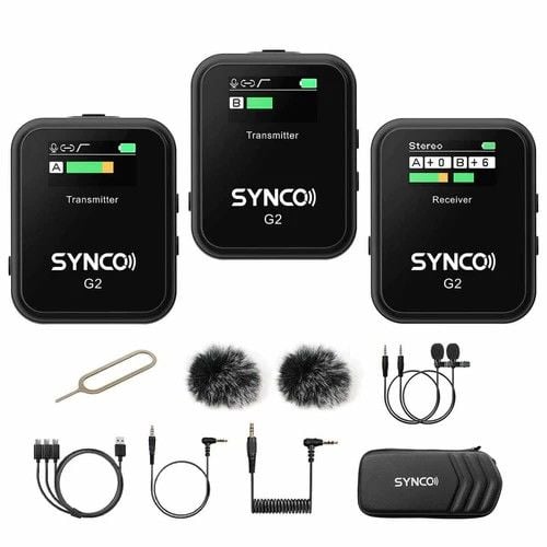 Synco G2-A2 2 Kişilik Kablosuz Mikrofon