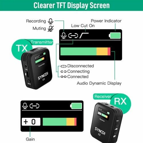Synco G2-A1 Kablosuz Mikrofon