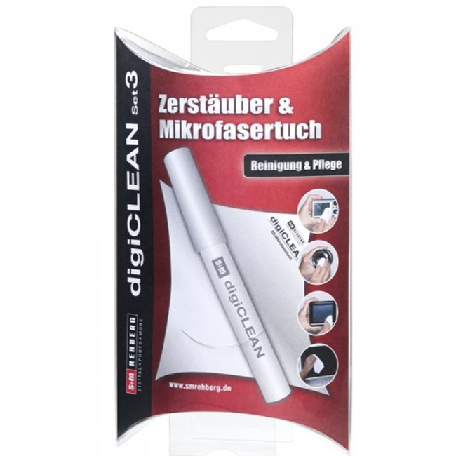 S+M Rehberg Yıkanabilir Mikrofiber Temizleme Bezi + 50 ml Optik Sprey