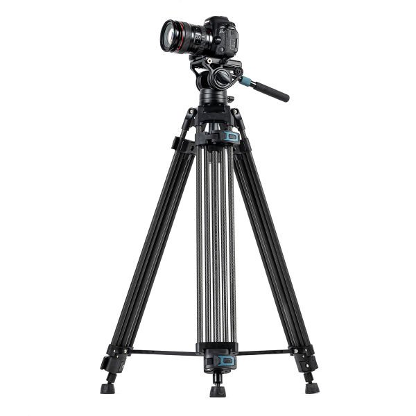 Fotopro DV-3 Karbonfiber Video Tripod Kit