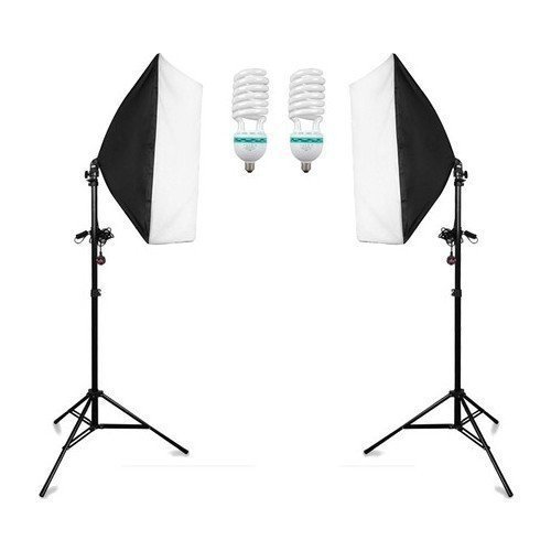 Fancier Softbox 50X70cm Tek Duyulu 2 Li Sürekli ışık kit 85w