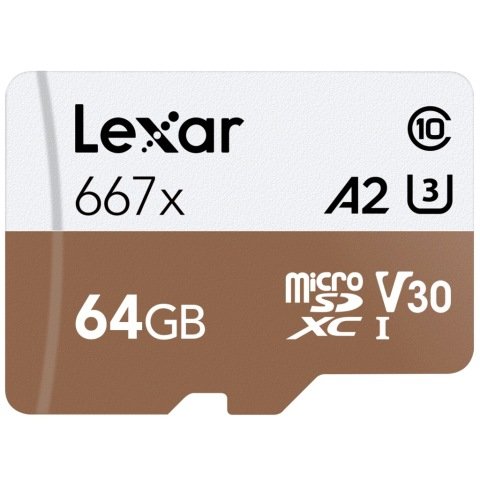 Lexar 64GB Professional 667x UHS-I microSDXC Hafıza Kartı ve SD Adaptör