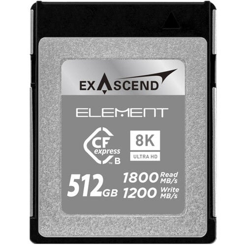 Exascend 512GB Element Serisi CFexpress Type B Hafıza Kartı