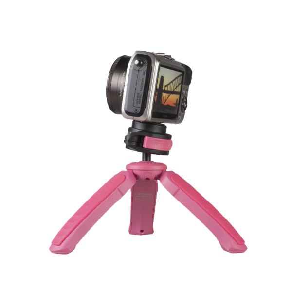 Fotopro X-POD Power Bankli Mini Tripod (Pembe)