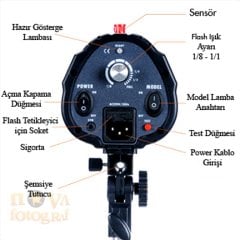 Fotexon 120 Watt Paraflaş Seti