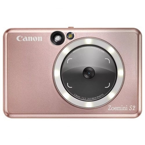 Canon Zoemini S2 Şipşak Fotoğraf Makinesi (Rose Gold)