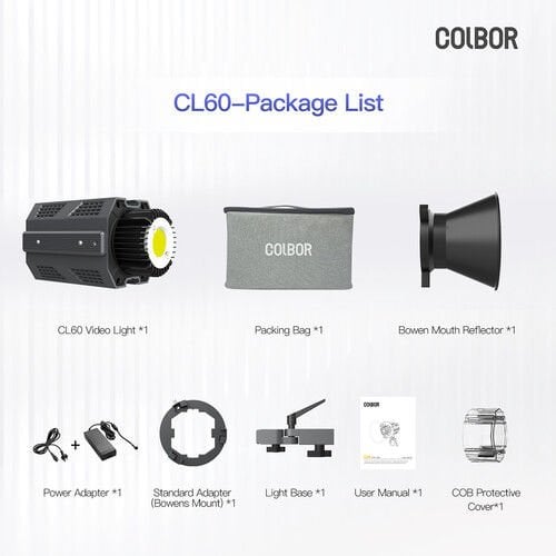 COLBOR CL60 Bi-Color LED Monolight