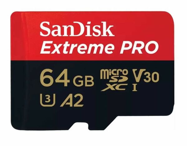 SanDisk 64GB Extreme Pro MicroSDXC Hafıza Kartı (200mb/s)