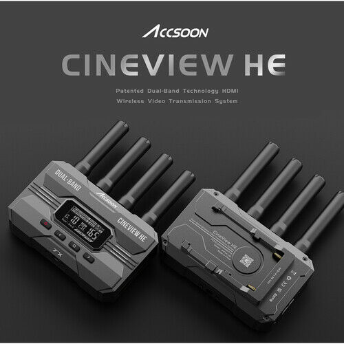 Accsoon CineView HE Çoklu Spektrumlu HDMI Kablosuz Video İletim Sistemi