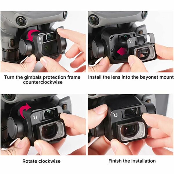 Ulanzi DJI Mavic 3 için 0.75x Geniş Açı Lens