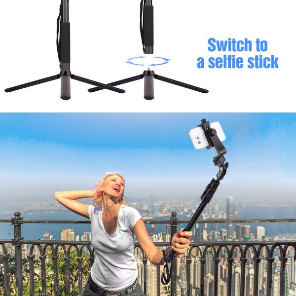 Andoer 120cm Uzatılabilir Selfie Çubuğu D8398