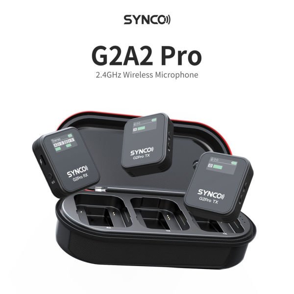 Synco G2A2 Pro 2 Kişilik Kablosuz Mikrofon Sistemi