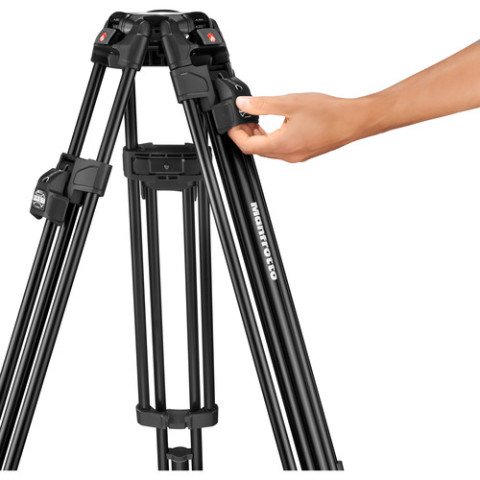 Manfrotto MVK612TWINFA Nitrotech 612 series with 645 Fast Twin Aluminum Tripod