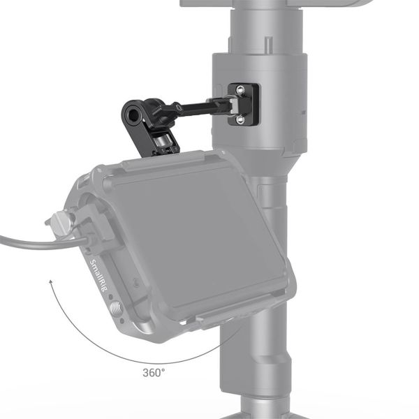 SmallRig DJI RONIN-S / SC ZHIYUN CRANE 2S / 3 / 3S / WEEBILL-S / MOZA  AirCross 2 Gimbalar  için  Ayarlanabilir Monitör Kolu 2889