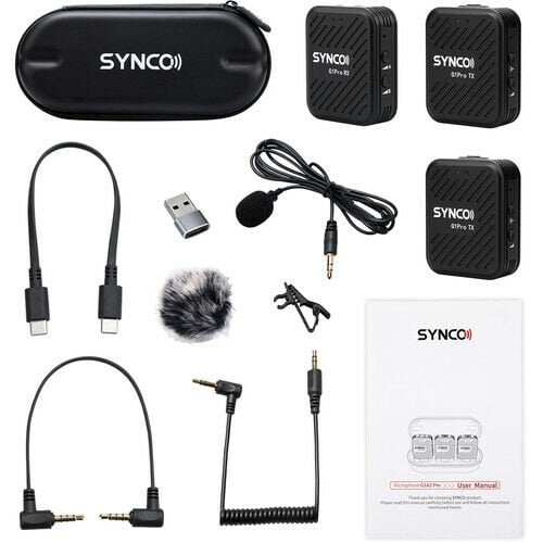 Synco G1A2 Pro 2 Kişilik Kablosuz Mikrofon Sistemi