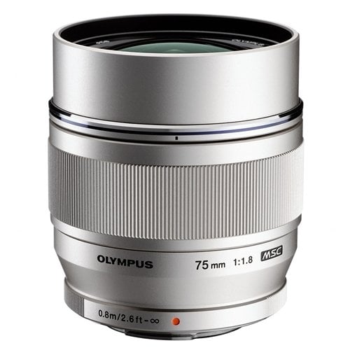 Olympus 75mm f/1.8 Lens Gümüş