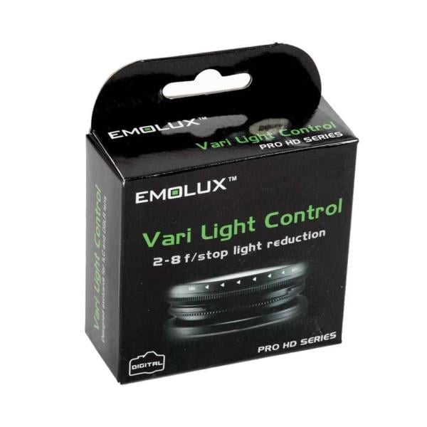 Emolux 55mm ND2-ND400 Variable Light Control Filtre