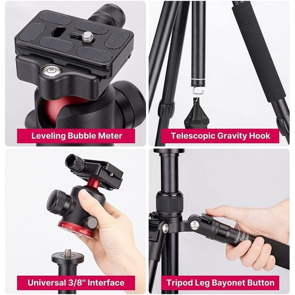 Ulanzi MT-51 Katlanabilir Çok Fonksiyonlu Alüminyum Tripod