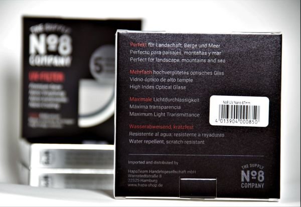 No8 Company 43mm Nano UV Filtre