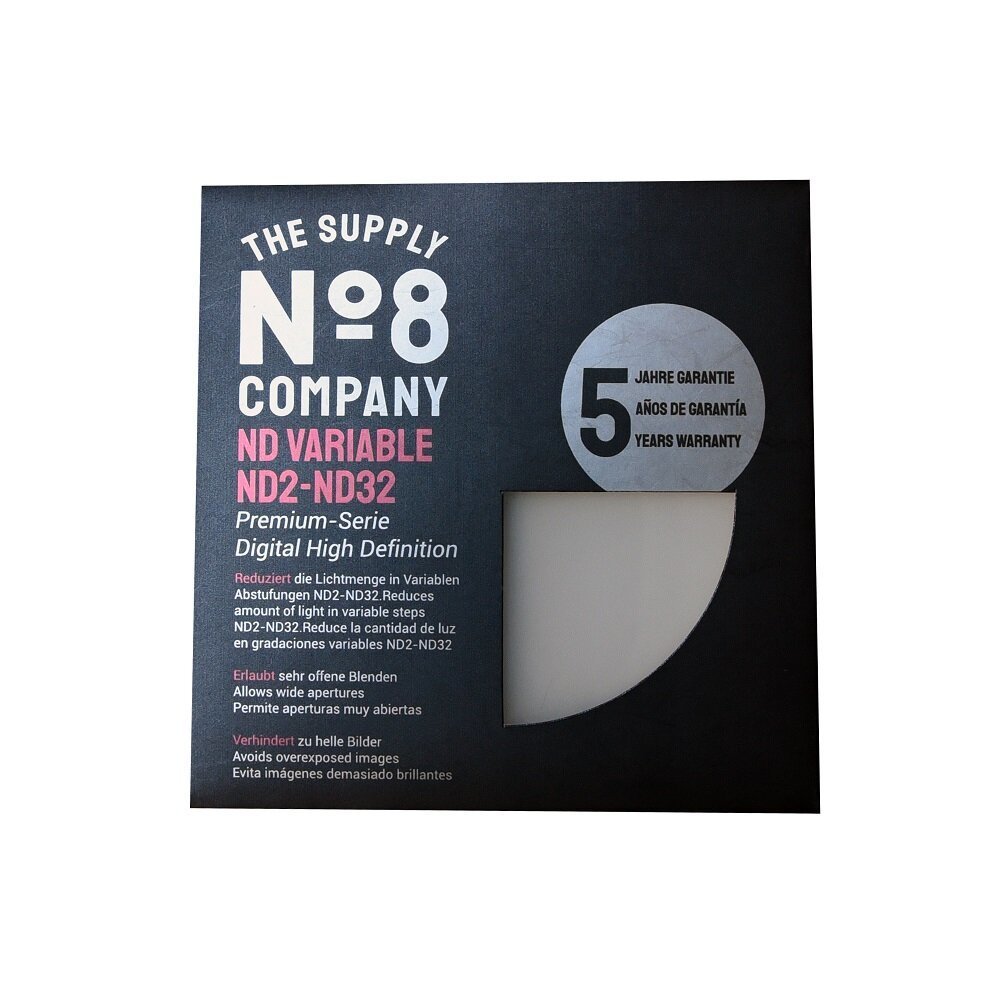 No8 Company 43mm Nano Variable ND2-ND32 Filtre
