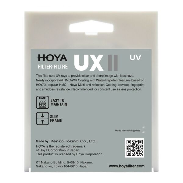 Hoya 67mm UX II UV Filtre