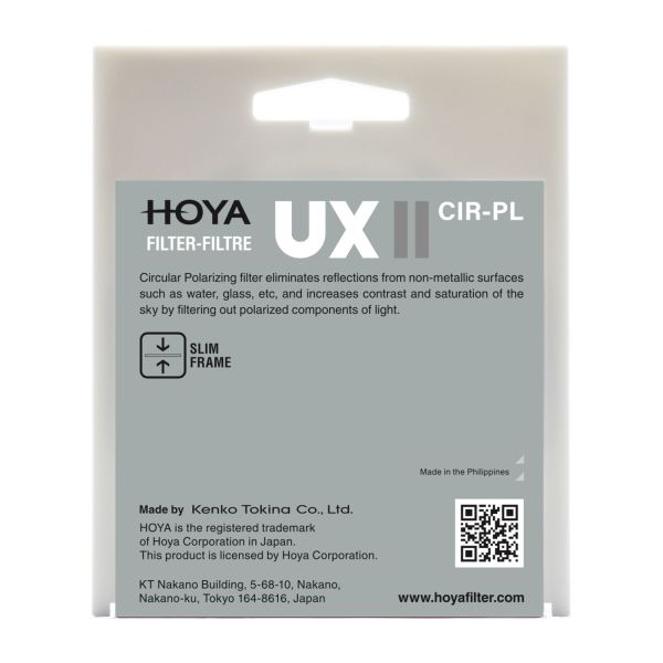 Hoya 67mm UX II Circular Polarize Filtre