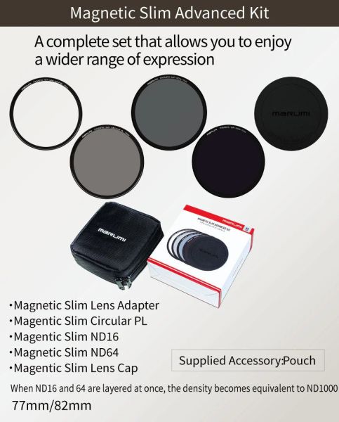 Marumi 77m Magnetic Slim Advanced Kit